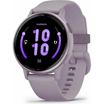 Часы GARMIN VIVOACTIVE 5 METALLIC ORCHID ALUMINUM BEZEL WITH ORCHID CASE AND SILICONE BAND