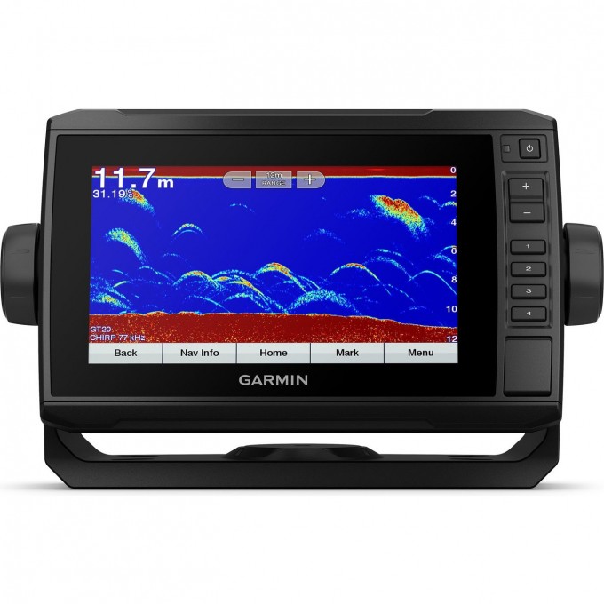 Эхолот GARMIN ECHOMAP UHD 72sv картплоттер с боковым сканированием 1200кГц и ультравысокой детализацией 010-02337-01