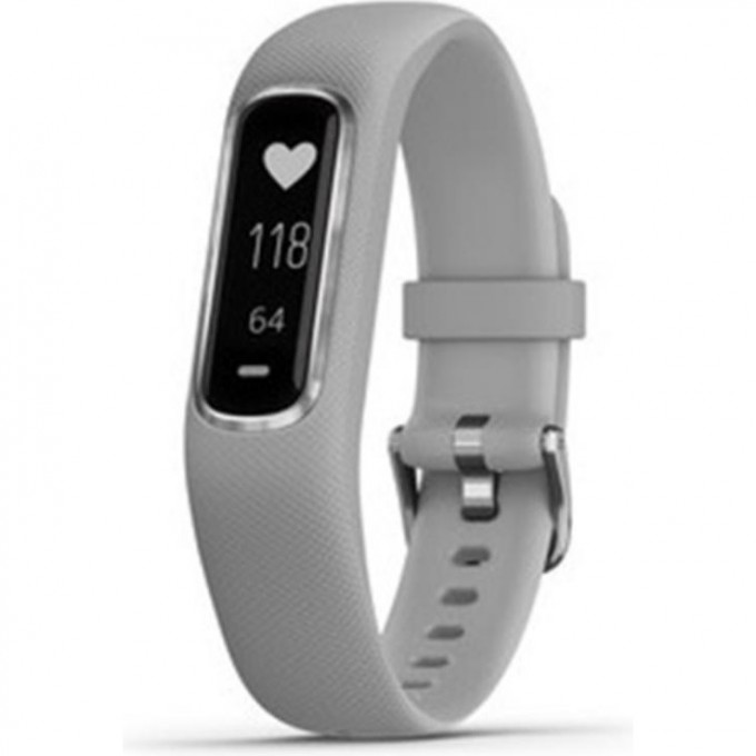 Фитнес-браслет (трекер) GARMIN VIVOSMART 4 серебристые 010-01995-22