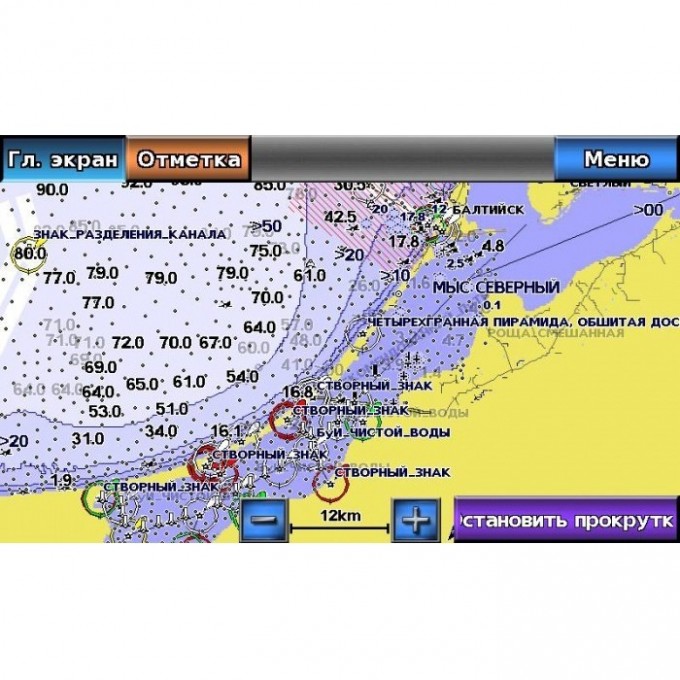 Карта памяти GARMIN "Калининград, Побережья России", micro/SD NR-PR1SD-04
