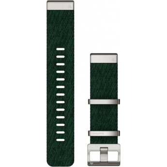 Ремешок сменный для GARMIN QUICKFIT 22 WATCH BANDS, JACQUARD-WEAVE NYLON BAND – PINE GREEN Ремешок сменный для GARMIN QUICKFIT 22 WATCH BANDS, JACQUARD-WEAVE NYLON BAND – PINE GREEN