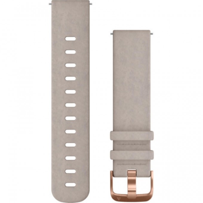 Ремешок сменный для GARMIN VIVOMOVE HR, GRAY LEATHER 010-12691-07