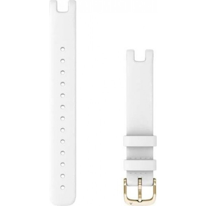 Ремешок сменный GARMIN LILY BANDS (14 MM), WHITE LEATHER WITH CREAM GOLD HARDWARE 010-13068-A3