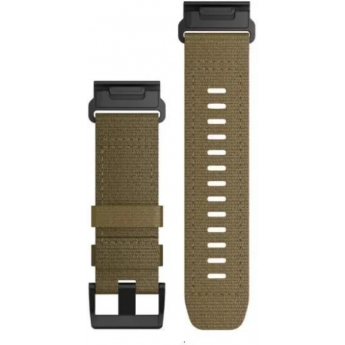 Тканевый ремешок GARMIN QUICKFIT 26 для Tactix, Fenix 5X/6X/7X, Quatix, D2, Foretrex, Descent, тактический бежевый Тканевый ремешок GARMIN QUICKFIT 26 для Tactix, Fenix 5X/6X/7X, Quatix, D2, Foretrex, Descent, тактический бежевый