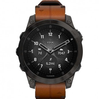 Умные часы GARMIN EPIX GEN 2 BLACK CARBON GRAY DLC TITANIUM